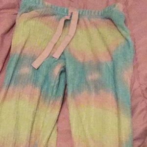 Rainbow pajama pants